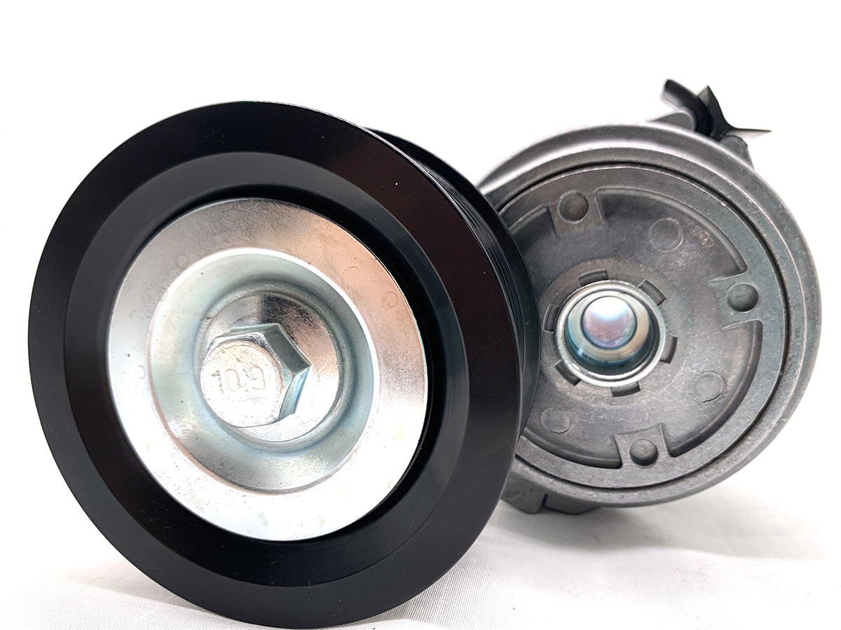 MERCEDES-BENZ 457 200 1970 460 200 0570 APV1096 TENSIONER PULLEY MERCEDES-BENZ AXOR 1835 LS 01.2002 - 10.2004 TRUCK TRACTOR 260 354 11967 BELT TENSIONER PULLEY